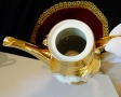 Кана баварски порцелан,злато,картина,1.5 л. , снимка 5
