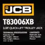 Крик крокодил 2,5 тона 150 – 530mm JCB – T83006, снимка 6
