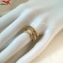 Пръстен с 14К златно покритие 224827, снимка 4