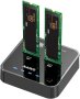 MAIWO K3016S 2 Bay m.2 SATA докинг станция, кутия за външен твърд диск Type C към SATA SSD , снимка 1 - Друга електроника - 41039017