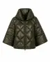 Дамско капитонирано яке 259 – Olive Green, снимка 3