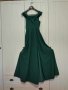 НОВА! Тъмно зелена дълга елегантна рокля S, снимка 8