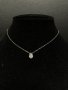 Сребърно колие Капка, снимка 2