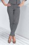 Тъмносин елегантен дамски панталон Vito Fashion EU 38, снимка 1