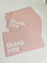 картички за подаръци, опаковки или вашия бизнес Thank You , снимка 2