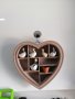 Дървена кутия в формата на сърце, снимка 1 - Други - 41467858