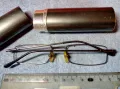 СТИЛНИ ВИНТИДЖ МОДЕЛ ДИОПТРИЧНИ ОЧИЛА с МЕТАЛЕН КАЛЪФ 37712, снимка 6