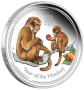 Сребърна монета Lunar II Monkey King 2016 - 1 унция
