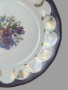 Порцеланова чинийка с теменужка, снимка 3