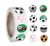 100 бр Топка Топки футбол самозалепващи лепенки стикери за ръчна изработка за подарък, снимка 1