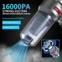 Акумулаторна Прахосмукачка за Кола и за Дома 6000mAh / 16 000Pa / Мощна Ръчна Прахосмукачка, снимка 7