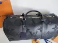 Louis Vuitton Пътна чанта, фитнес чанта, уикенд чанта, кожа, снимка 4