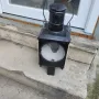 старинен железопътен фенер, снимка 1