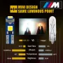 10 бр. малки габаритни крушки за арматурно табло T5 3SMD LED супер ярък 3030 LED осветление, снимка 4