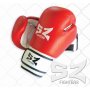 Боксови Ръкавици Изк Кожа Червени, снимка 1 - Бокс - 41548611