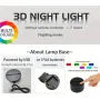 Холограмна 3D LED лампа Динозавър,RGB Седемцветен Интелигентен Контрол,USB, снимка 10