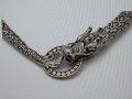 Уникално колие - John Hardy - Дракон от стерлингово сребро и 18k жълто, снимка 4