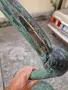 Страхотна голяма бронзова градинска фигура статуетка , снимка 9