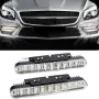Дневни LED светлини 190 x 40 x 25мм 12W бяло и жълто 24V 2 броя, снимка 4