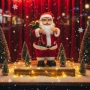 Танцуващ Дядо Коледа с музика и светлини – празнично настроение у дома!, снимка 6