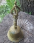 стара настолна камбана сова, Ваджра, лот, кринолин месинг бронз лот, снимка 7