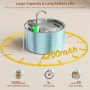 Нов Батериен фонтан за вода котка 3.2L инокс 304 3 режима 2 филтъра, снимка 5