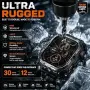 Смарт часовник AGM L3 с 4,95 см AMOLED дисплей, Bluetooth разговори и LED фенер, снимка 4