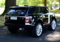 Акумулаторен Двуместен джип Лицензиран  Range Rover 4X4,12V батерия, C  MP4, с меки гуми с 2 Кожена , снимка 6