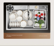 Висококачествена мултифункционална кухненска мивка в цвят инокс, снимка 10