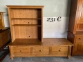 Масивен дървен шкаф / етажерка с чекмеджета, снимка 1