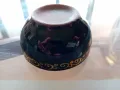 черна керамична купичка със златен кант - 2 броя, снимка 2