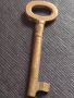 Стар рядък бронзов ключ от соца за мебел,брава,шевна машина за КОЛЕКЦИОНЕРИ 29244, снимка 2