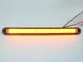 NEON LED габарит 15 LED 245 mm 12-24V с жълта светлина, снимка 2