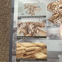 Нов 3D пъзел /Динозавър 366 дървени парчета/Подарък Деца Момче 14+, снимка 8 - Образователни игри - 41663841