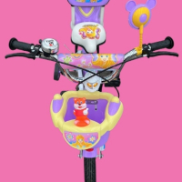 Детски велосипед "ПРИНЦЕСА"
с помощни колела 
14", цвят циклама, снимка 6 - Велосипеди - 44743970