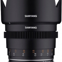 Обектив Samyang 50mm T1.5 VDSLR MK2 Canon EF -M, снимка 4 - Обективи и филтри - 36192853