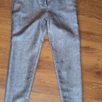 Сребрист панталон H&M p34, снимка 1 - Панталони - 40140506