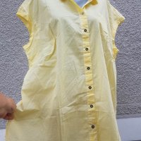 4XL и 5XL Нови ризи Sheego  в жълто  , снимка 3 - Ризи - 41899099