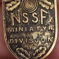 норвежка сребърна военна значка , снимка 3 - Антикварни и старинни предмети - 42176271