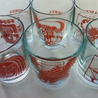 Стъклени чаши с зодии, снимка 1 - Колекции - 35958023
