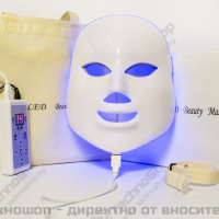 Козметична LED маска за лице - маска за фотодинамична терапия - TS0110, снимка 12 - Козметични уреди - 44664487