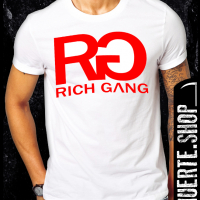 Тениска с щампа RG RICH GANG, снимка 1 - Тениски - 36181592