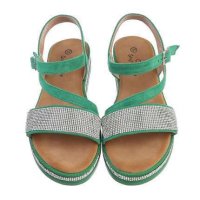 Дамски сандали на клин, 5цвята , снимка 9 - Сандали - 41085166