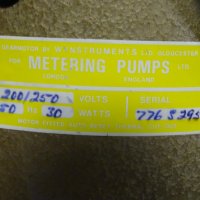 Дозираща помпа MPL HiFlow Metering Pump 220V, 50Hz, снимка 8 - Водни помпи - 40528146