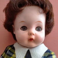 Стара оригинална кукла MMM-Puppe Germany 1960 38 см, снимка 5 - Колекции - 44928314