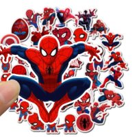 50 бр Спайдърмен spiderman самозалепващи лепенки стикери за украса декор, снимка 4 - Други - 27215706