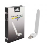 MLgroup предлага: WiFi USB приемник Alfa UW10S, снимка 1 - Друга електроника - 34767989