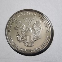 Нумизматичен плик с монета от 1 долар. Сребро. САЩ. Долар . 1 долар.  1993 година. Чисто нова., снимка 3 - Нумизматика и бонистика - 40969807
