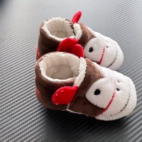 Бебешки пантофки за новородено, снимка 3 - Детски пантофи - 35842531