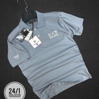 Мъжки тениски с яка Emporio Armani в 3 цвята, снимка 2 - Тениски - 39981646